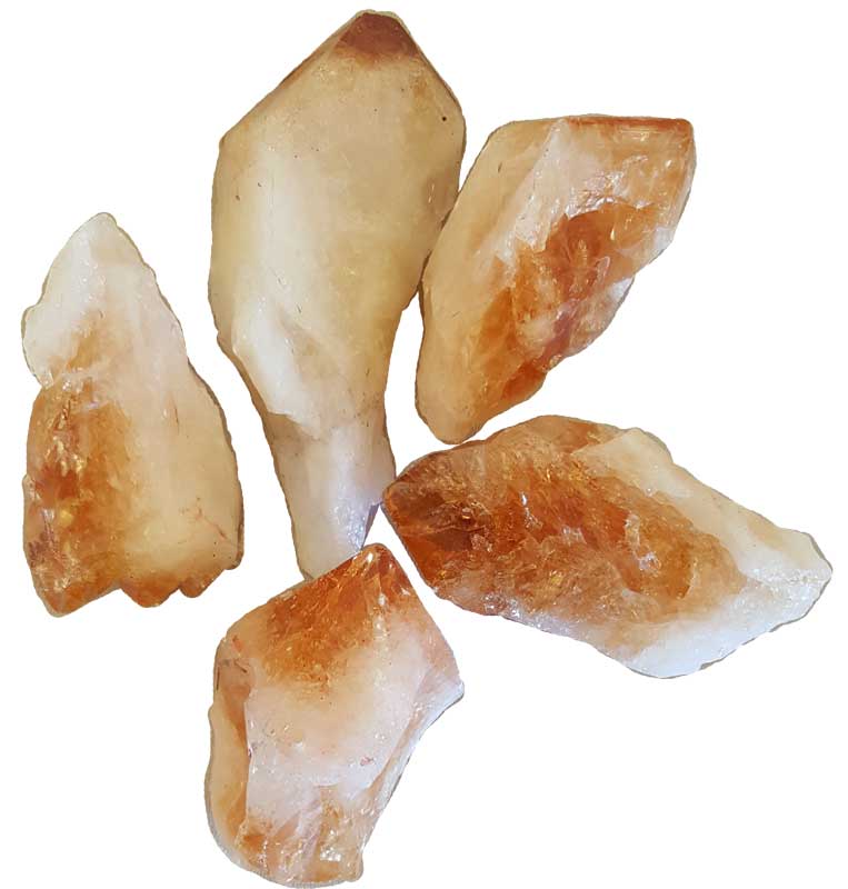 (image for) 1 lb Citrine points - Click Image to Close