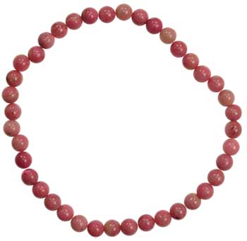 (image for) 4mm Rhodonite stretch bracelet