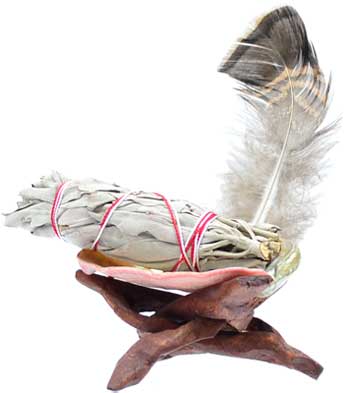 (image for) White Sage Kit smudge