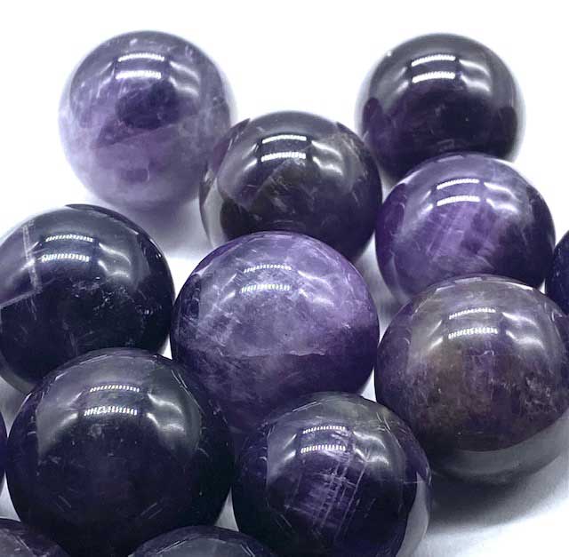 (image for) 1 lb 15- 25mm Amethyst marble - Click Image to Close