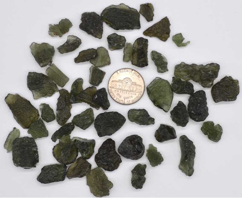 (image for) 51.3gms Moldavite untumbled