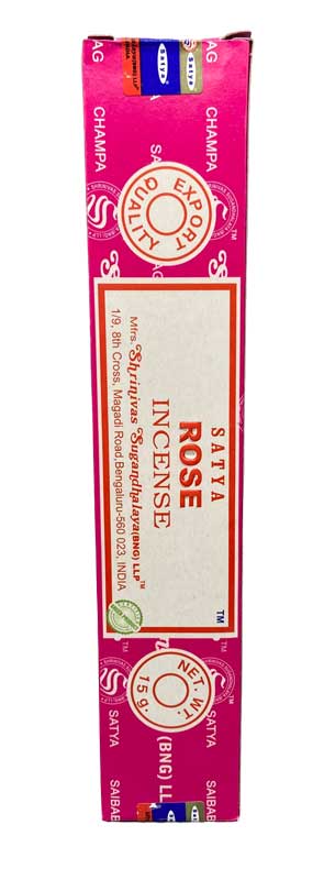 (image for) Rose satya incense stick 15 gm - Click Image to Close