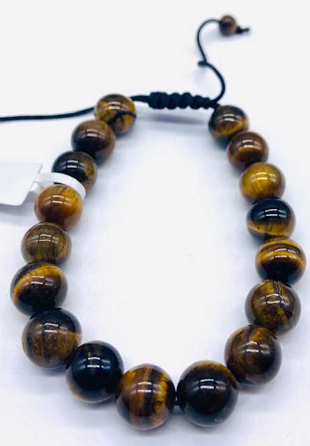 (image for) 10mm Tiger Eye, Yellow bracelet