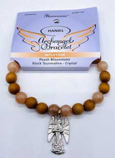 (image for) 8mm Archangel Haniel Intuition bracelet